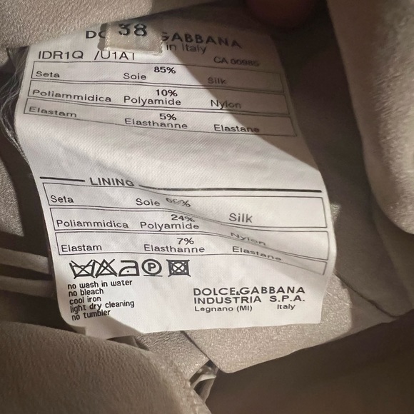 COPY - DOLCE & GABBANA D&G Vintage Silk Bustier Dress. Iconic. Classic. - Picture 14 of 15